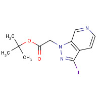 1386457-65-3 tert-butyl 2-(3-iodopyrazolo[3,4-c]pyridin-1-yl)acetate chemical structure
