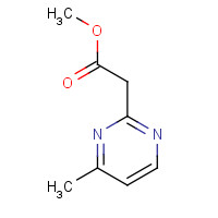 66621-75-8 methyl 2-(4-methylpyrimidin-2-yl)acetate chemical structure