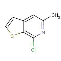 1159828-45-1 7-chloro-5-methylthieno[2,3-c]pyridine chemical structure