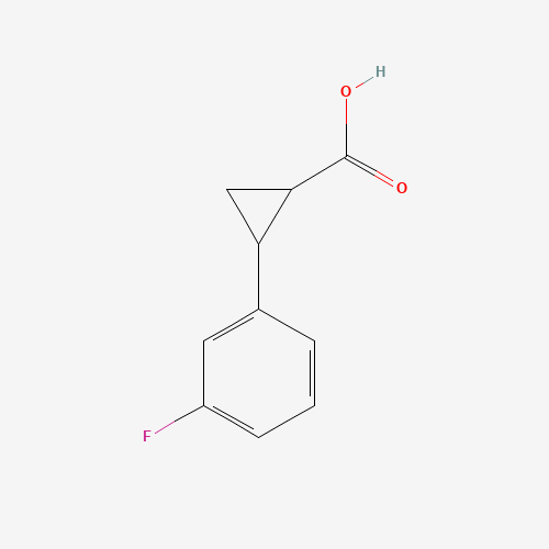 1157561-41-5 2-(3-fluorophenyl)cyclopropane-1-carboxylic acid chemical structure