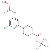 1201675-15-1 tert-butyl 4-[6-chloro-4-(methoxycarbonylamino)pyridin-2-yl]piperazine-1-carboxylate chemical structure