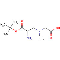 867064-19-5 2-[[2-amino-3-[(2-methylpropan-2-yl)oxy]-3-oxopropyl]-methylamino]acetic acid chemical structure