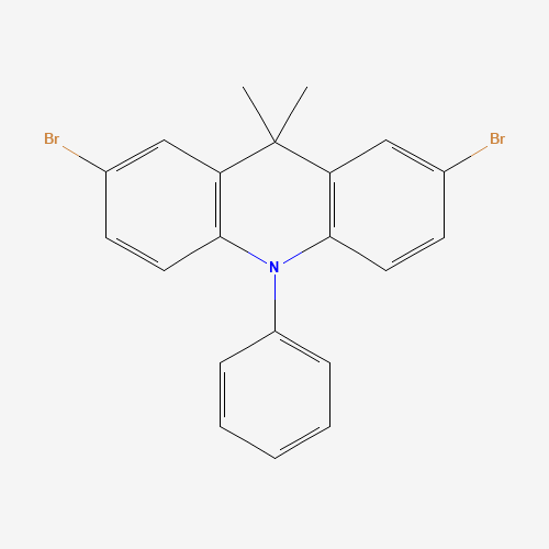 1333316-36-1 2,7-dibromo-9,9-dimethyl-10-phenylacridine chemical structure