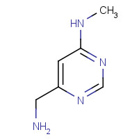 1314909-51-7 6-(aminomethyl)-N-methylpyrimidin-4-amine chemical structure