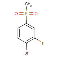 1032825-02-7 1-bromo-2-fluoro-4-methylsulfonylbenzene chemical structure