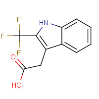 132502-93-3 2-[2-(trifluoromethyl)-1H-indol-3-yl]acetic acid chemical structure