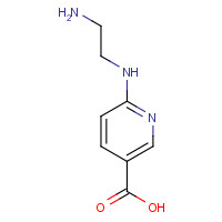 904815-02-7 6-(2-aminoethylamino)pyridine-3-carboxylic acid chemical structure