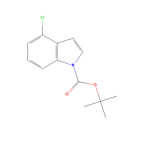 129822-46-4 tert-butyl 4-chloroindole-1-carboxylate chemical structure