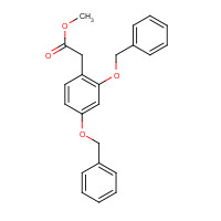 151255-80-0 methyl 2-[2,4-bis(phenylmethoxy)phenyl]acetate chemical structure