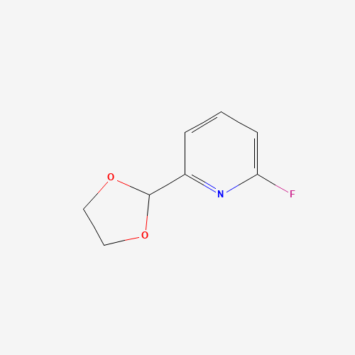 208111-44-8 2-(1,3-dioxolan-2-yl)-6-fluoropyridine chemical structure