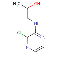 76537-36-5 1-[(3-chloropyrazin-2-yl)amino]propan-2-ol chemical structure