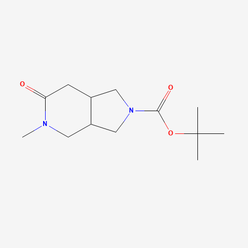 1360363-93-4 tert-butyl 5-methyl-6-oxo-1,3,3a,4,7,7a-hexahydropyrrolo[3,4-c]pyridine-2-carboxylate chemical structure