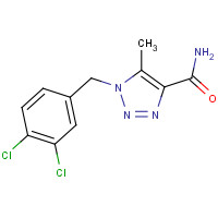 1111881-88-9 1-[(3,4-dichlorophenyl)methyl]-5-methyltriazole-4-carboxamide chemical structure