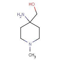 138300-80-8 (4-amino-1-methylpiperidin-4-yl)methanol chemical structure