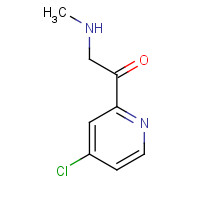 1278596-15-8 1-(4-chloropyridin-2-yl)-2-(methylamino)ethanone chemical structure