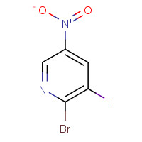 25391-61-1 2-bromo-3-iodo-5-nitropyridine chemical structure