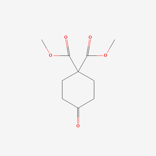 58774-03-1 dimethyl 4-oxocyclohexane-1,1-dicarboxylate chemical structure