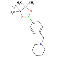 859833-22-0 1-[[4-(4,4,5,5-tetramethyl-1,3,2-dioxaborolan-2-yl)phenyl]methyl]piperidine chemical structure