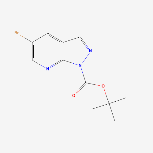 1299607-55-8 tert-butyl 5-bromopyrazolo[3,4-b]pyridine-1-carboxylate chemical structure