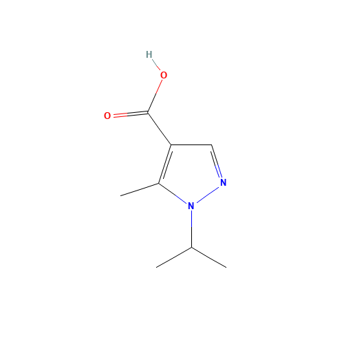 1007541-94-7 5-methyl-1-propan-2-ylpyrazole-4-carboxylic acid chemical structure