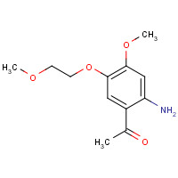 947691-54-5 1-[2-amino-4-methoxy-5-(2-methoxyethoxy)phenyl]ethanone chemical structure
