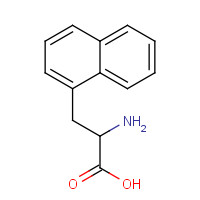 28095-56-9 2-amino-3-naphthalen-1-ylpropanoic acid chemical structure