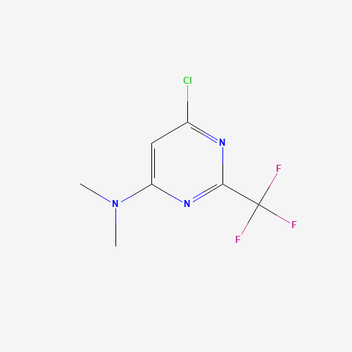 866648-53-5 6-chloro-N,N-dimethyl-2-(trifluoromethyl)pyrimidin-4-amine chemical structure