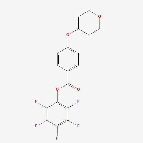 930110-97-7 (2,3,4,5,6-pentafluorophenyl) 4-(oxan-4-yloxy)benzoate chemical structure