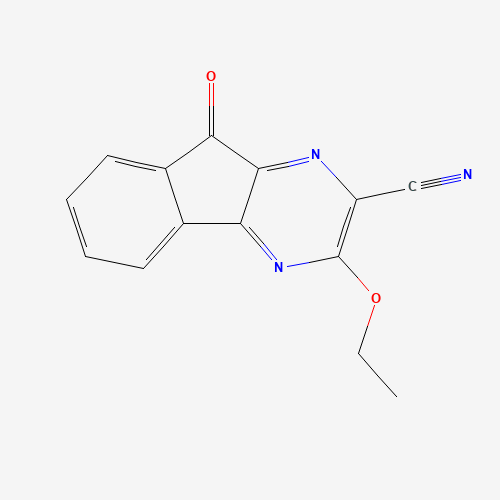 1223531-88-1 3-ethoxy-9-oxoindeno[1,2-b]pyrazine-2-carbonitrile chemical structure
