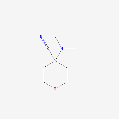 176445-77-5 4-(dimethylamino)oxane-4-carbonitrile chemical structure