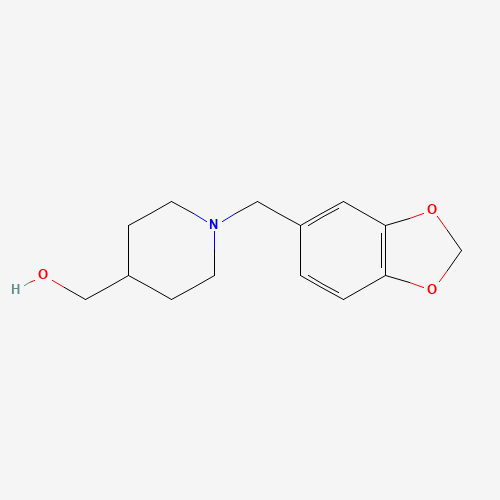 914347-60-7 [1-(1,3-benzodioxol-5-ylmethyl)piperidin-4-yl]methanol chemical structure