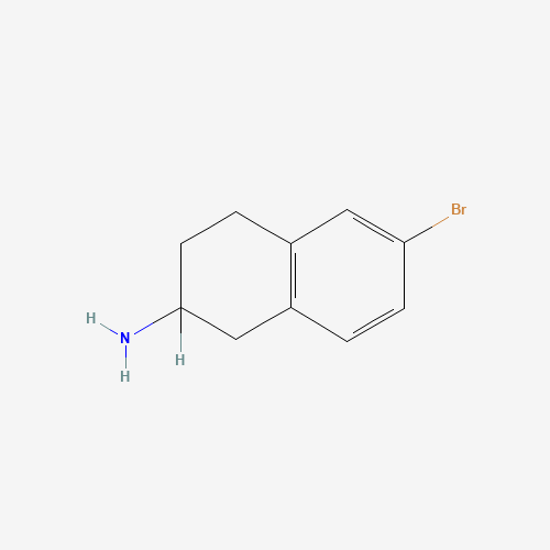 167355-41-1 6-bromo-1,2,3,4-tetrahydronaphthalen-2-amine chemical structure