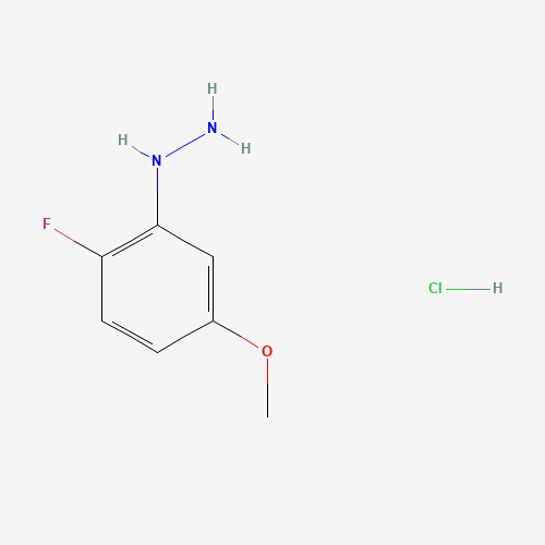 1198283-29-2 (2-fluoro-5-methoxyphenyl)hydrazine;hydrochloride chemical structure