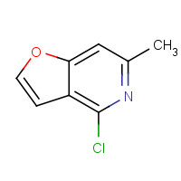 57053-31-3 4-chloro-6-methylfuro[3,2-c]pyridine chemical structure
