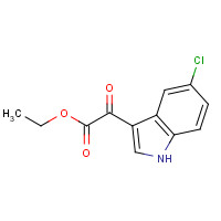 163160-58-5 ethyl 2-(5-chloro-1H-indol-3-yl)-2-oxoacetate chemical structure
