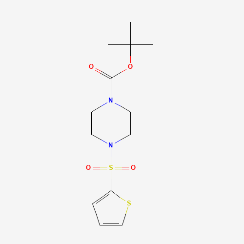 774575-85-8 tert-butyl 4-thiophen-2-ylsulfonylpiperazine-1-carboxylate chemical structure