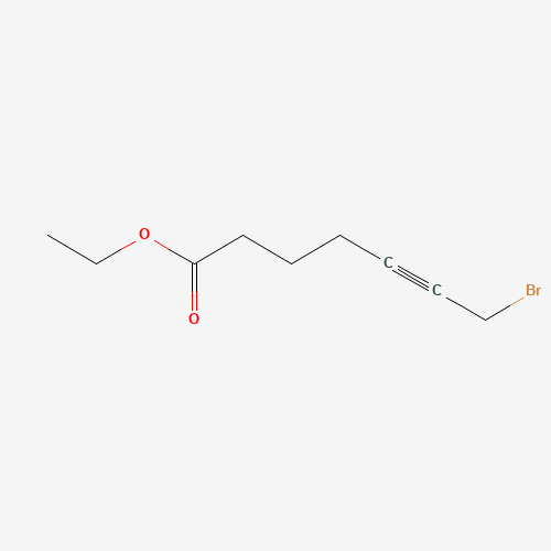 63857-37-4 ethyl 7-bromohept-5-ynoate chemical structure