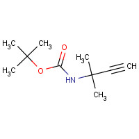 113486-06-9 tert-butyl N-(2-methylbut-3-yn-2-yl)carbamate chemical structure