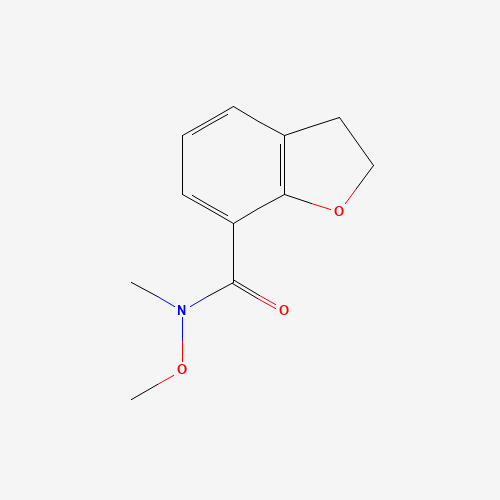 1037763-65-7 N-methoxy-N-methyl-2,3-dihydro-1-benzofuran-7-carboxamide chemical structure