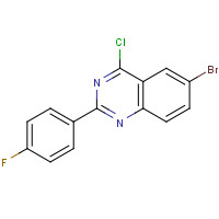 885277-35-0 6-bromo-4-chloro-2-(4-fluorophenyl)quinazoline chemical structure