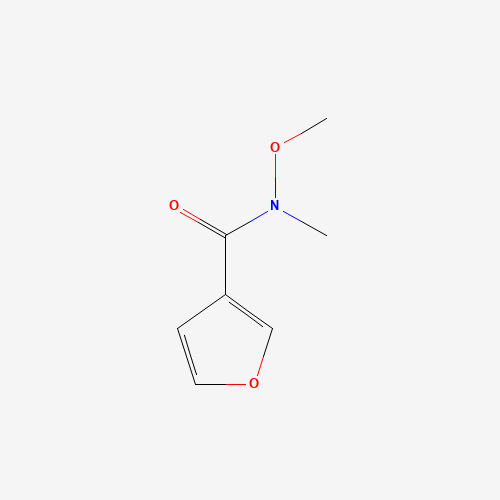 148900-66-7 N-methoxy-N-methylfuran-3-carboxamide chemical structure