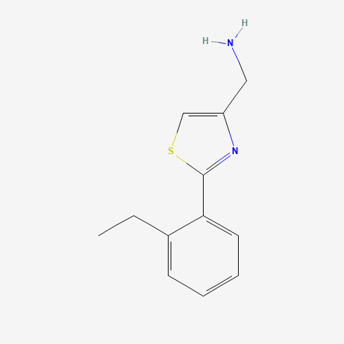 885280-84-2 [2-(2-ethylphenyl)-1,3-thiazol-4-yl]methanamine chemical structure