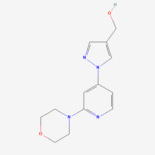 1429309-26-1 [1-(2-morpholin-4-ylpyridin-4-yl)pyrazol-4-yl]methanol chemical structure
