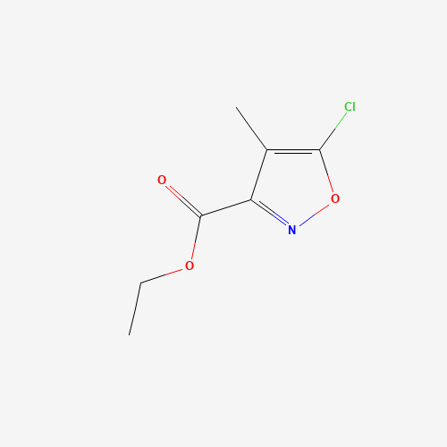 3356-96-5 ethyl 5-chloro-4-methyl-1,2-oxazole-3-carboxylate chemical structure
