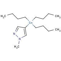 179055-21-1 tributyl-(1-methylpyrazol-4-yl)stannane chemical structure