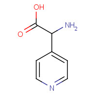 53339-65-4 2-amino-2-pyridin-4-ylacetic acid chemical structure