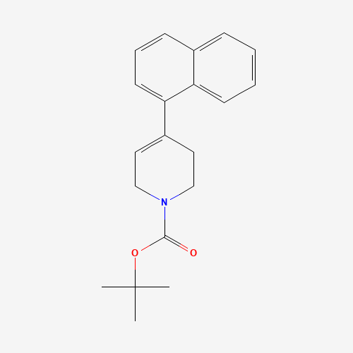 138647-56-0 tert-butyl 4-naphthalen-1-yl-3,6-dihydro-2H-pyridine-1-carboxylate chemical structure