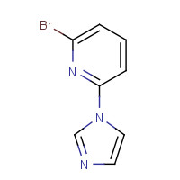 463336-62-1 2-bromo-6-imidazol-1-ylpyridine chemical structure