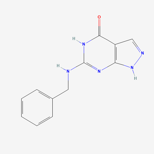 335389-30-5 6-(benzylamino)-1,2-dihydropyrazolo[3,4-d]pyrimidin-4-one chemical structure