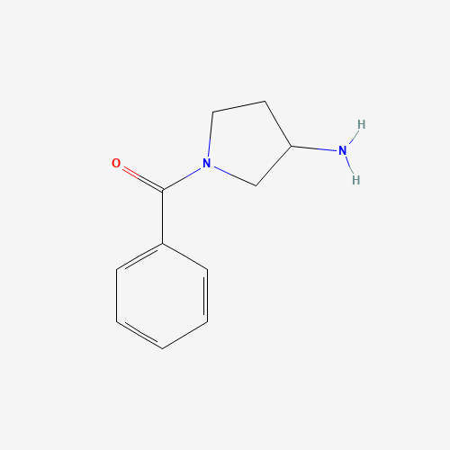 198210-81-0 (3-aminopyrrolidin-1-yl)-phenylmethanone chemical structure